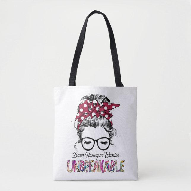 Tote Bag Sensibilisation à l'neurysme cérébral Cadeaux de s (Devant)