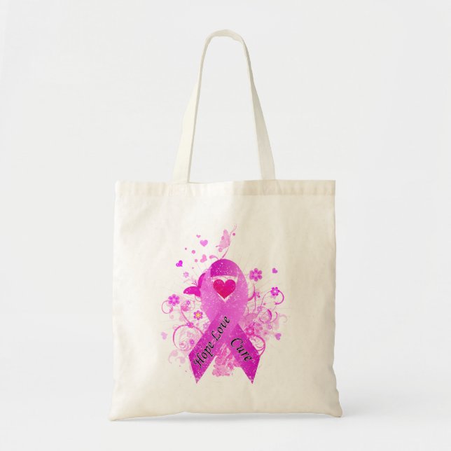 Tote Bag Sensibilisation au cancer du sein (Devant)