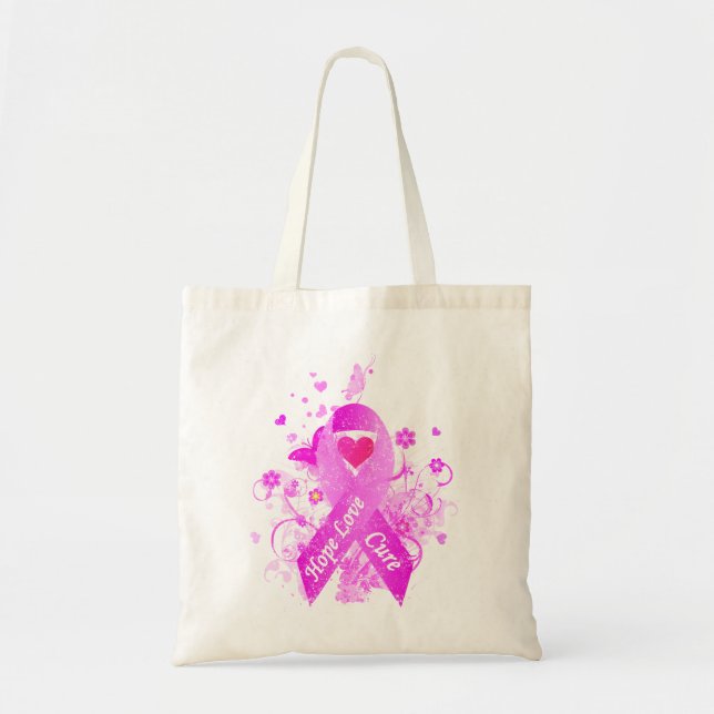 Tote Bag Sensibilisation au cancer du sein (Devant)