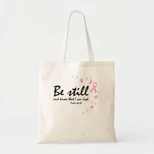Tote Bag Sensibilisation au cancer du sein Cadeaux chrétien (Devant)