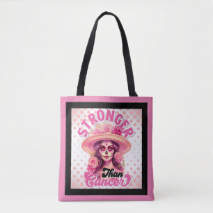 Tote Bag Sensibilisation au cancer du sein du crâne sucre