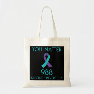 Tote Bag Sensibilisation au suicide - 988 Chemise - Prévent