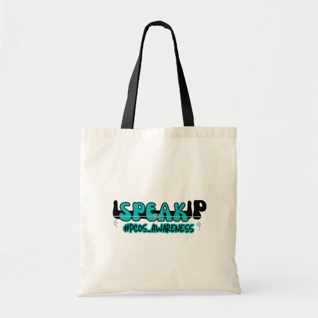Tote Bag Sensibilisation au syndrome d'ovulation polykystiq (Devant)