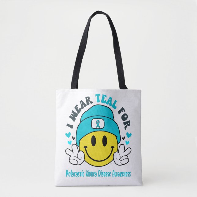 Tote Bag Sensibilisation aux maladies du rein polykystique  (Devant)