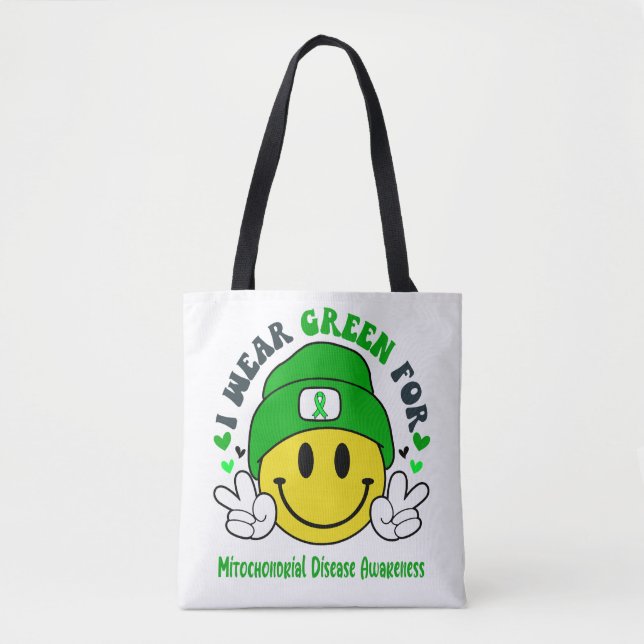 Tote Bag Sensibilisation aux maladies mitochondriales Souti (Devant)