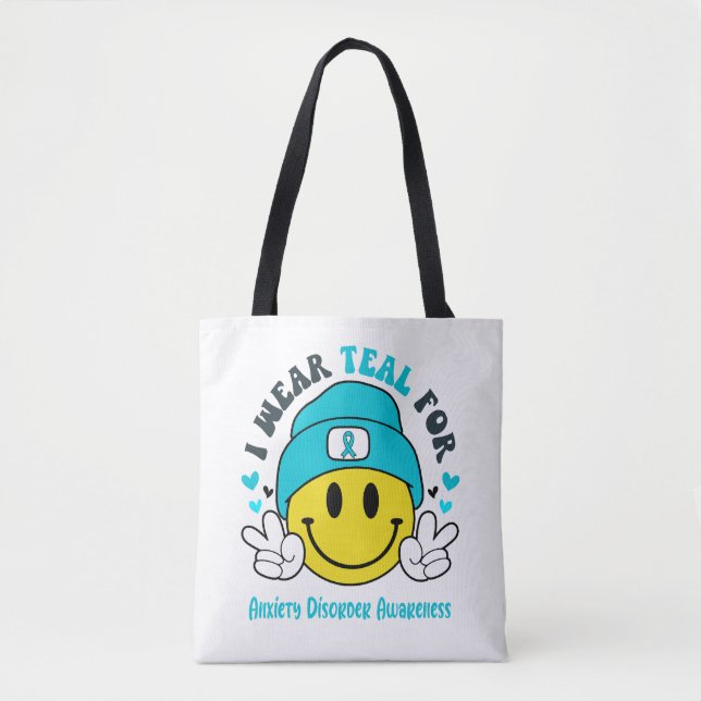 Tote Bag Sensibilisation aux troubles anxieux Cadeaux de so (Devant)
