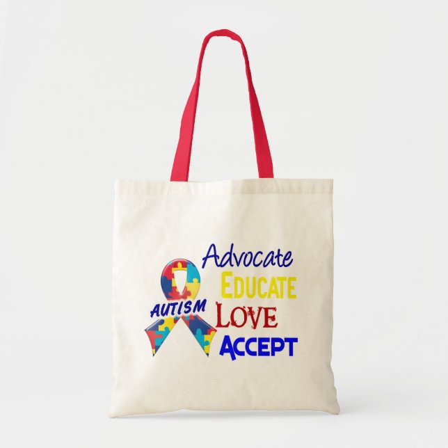 Tote Bag Sensibilisation sur l'autisme (Devant)