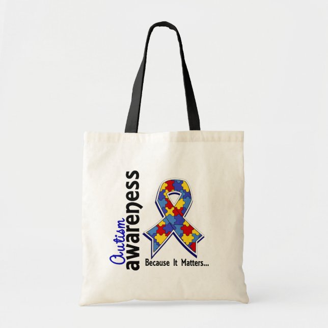 Tote Bag Sensibilisation sur l'autisme 5 (Devant)