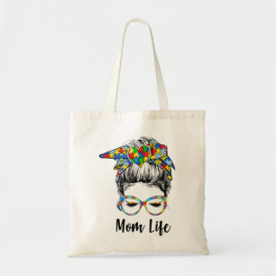 Tote Bag Sensibilisation sur l'autisme autistique Maman Che