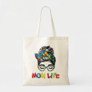 Tote Bag Sensibilisation sur l'autisme autistique Maman Che