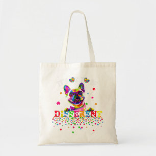 Tote Bag Sensibilisation sur l'autisme Bulldog cadeaux Amou
