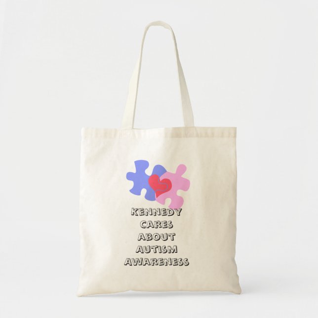 Tote Bag Sensibilisation sur l'autisme élémentaire de (Devant)