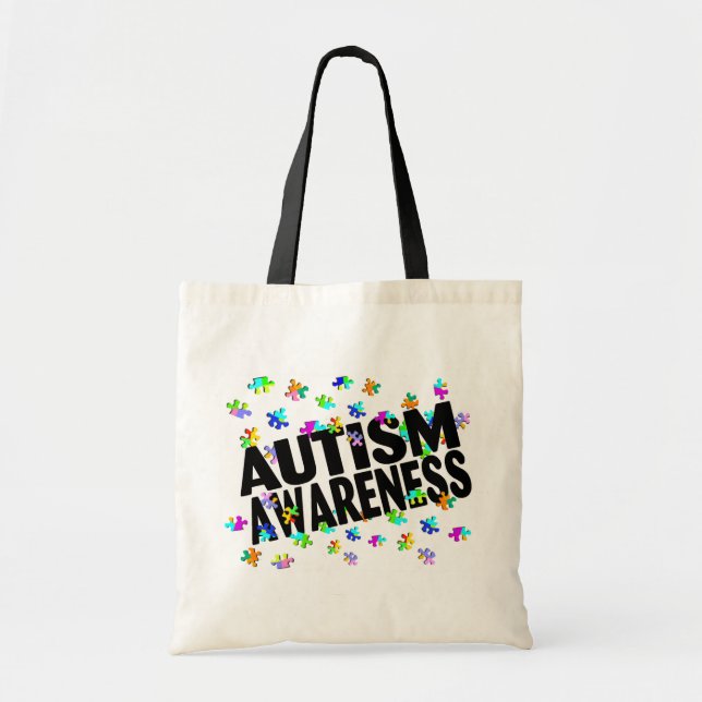 Tote Bag Sensibilisation sur l'autisme (pp) (Devant)