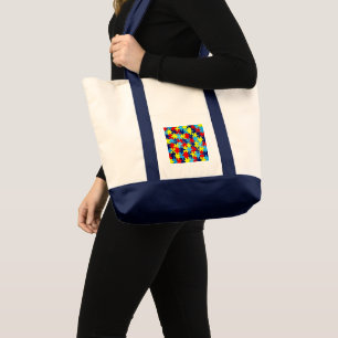 Tote Bag Sensibilisation sur l'autisme-Puzzle par Shirley T