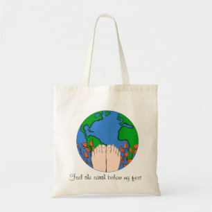 Tote Bag Sentez la terre au-dessous de mes pieds