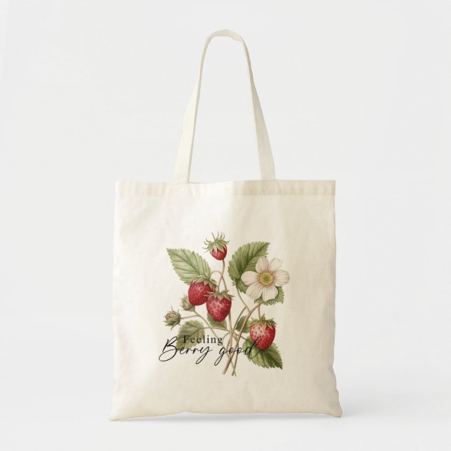 Tote Bag Sentiment Berry Good (Devant)