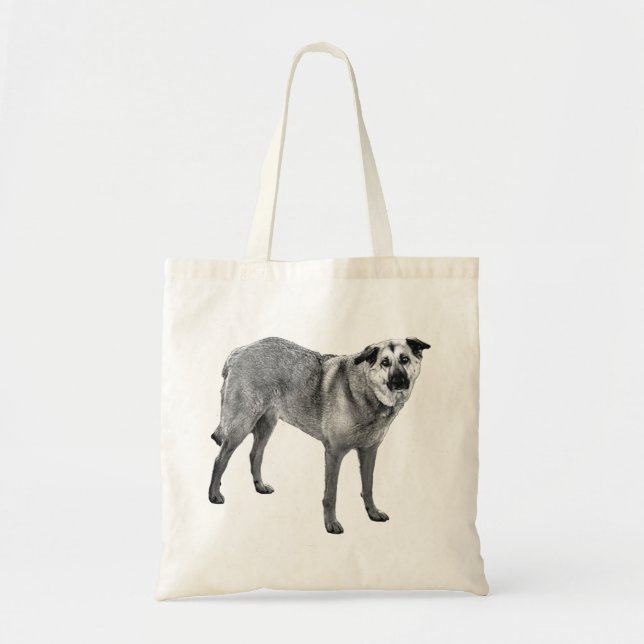 Tote Bag sentiment calme, mélange tibétain (Devant)