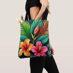 Tote Bag Sentiments Colorés : Visage Abstrait