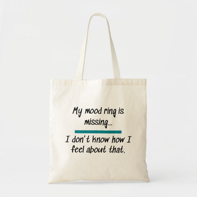 Tote Bag Sentiments de l'Anneau de l'humeur Drôle Nouveauté (Devant)
