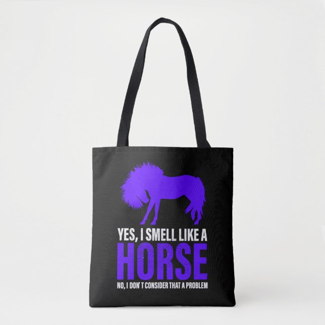 Tote Bag Sentir comme un cheval à Royal (Devant)