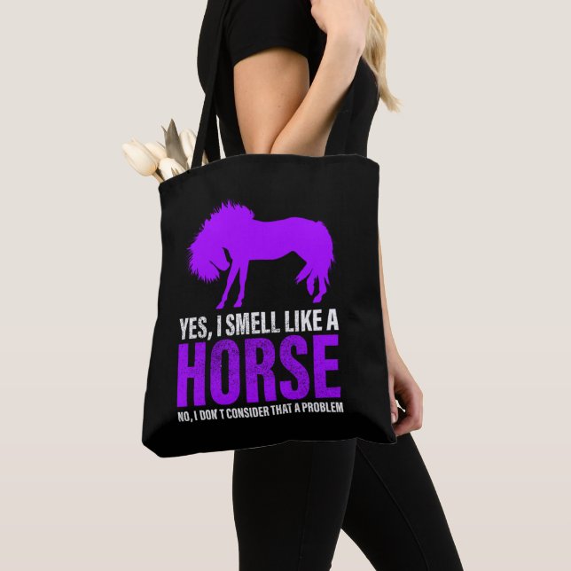 Tote Bag Sentir comme un cheval n'est pas un problème (De près)