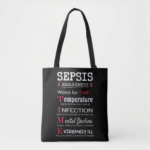 Tote Bag Sepsis Awareness Watch pour le guide TIME