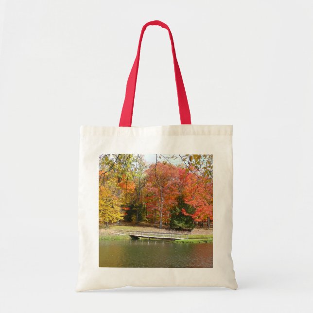 Tote Bag Sept sources Pont d'automne III Paysage d'automne (Devant)