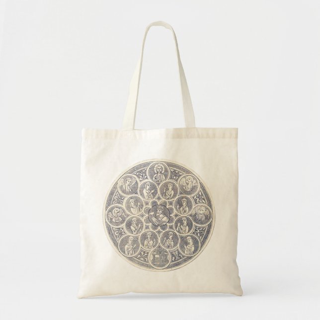 Tote Bag Sept vertus et Jésus-Christ (Devant)