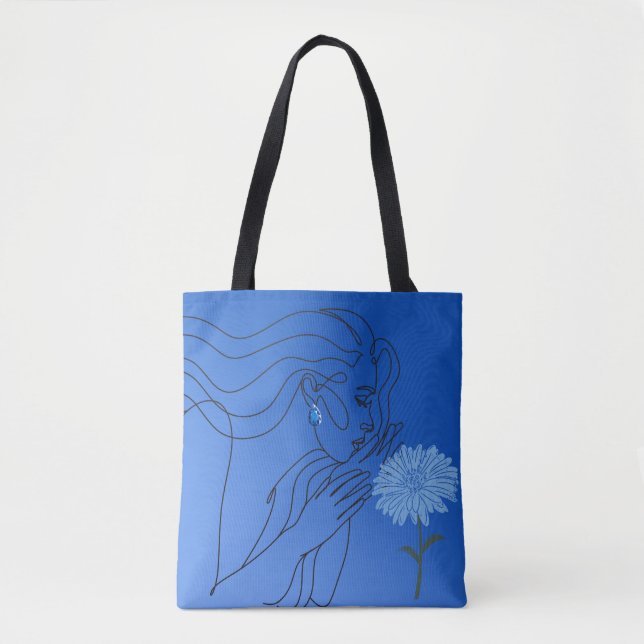 Tote Bag Septembre Pierre et Fleur| (Devant)