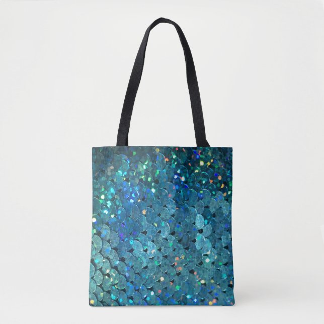 Tote Bag Séquins Sparkle : Macro Abstrait Arrière - plan (Devant)