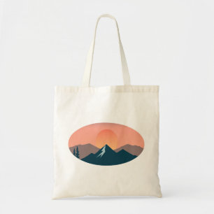 Tote Bag Serene Mountain Sunset