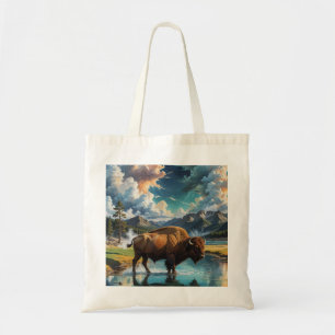 Tote Bag Sérénité dans la nature - Buffalo