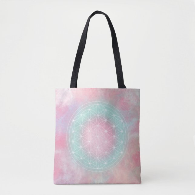 Tote Bag serenity flower of life (Devant)
