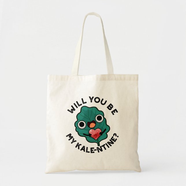 Tote Bag Serez-Vous Mon Jeu De Saint-Valentin Drôle De Kale (Devant)