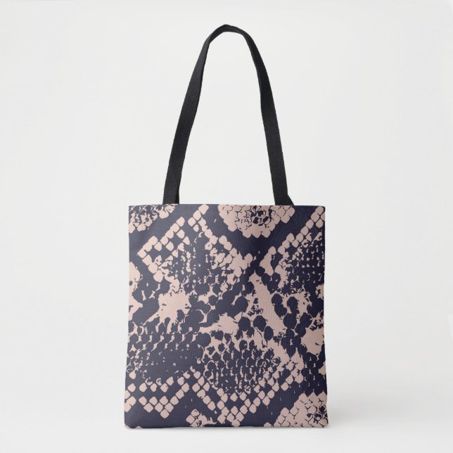 Tote Bag Serpent à motifs Snakeskin sans soudure, peau, p (Devant)