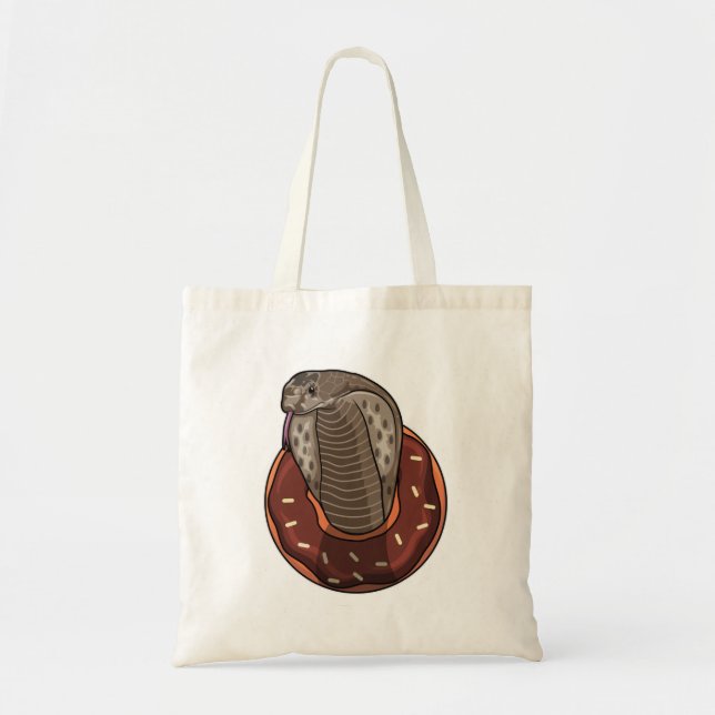 Tote Bag Serpent avec beigne (Devant)