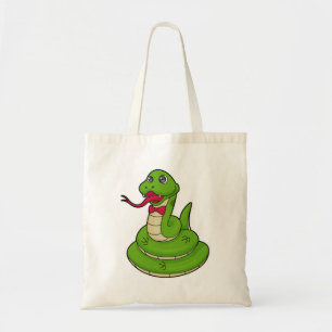 Tote Bag Serpent avec cravate de cabot