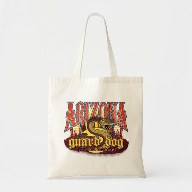 Tote Bag Serpent de chien de la Garde de l'Arizona (Devant)