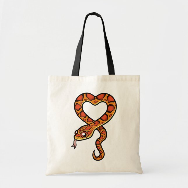 Tote Bag Serpent de dessin animé (Devant)