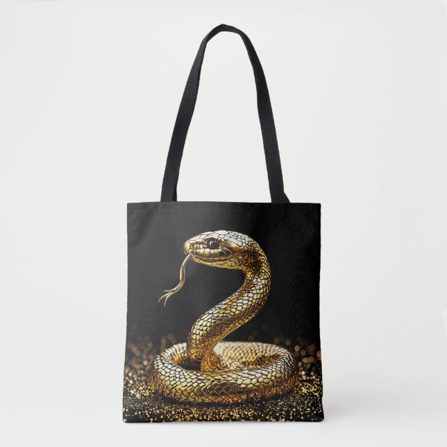 Tote Bag Serpent doré (Devant)
