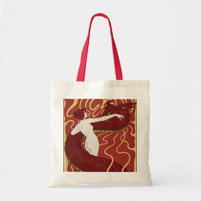 Tote Bag Serpent & Femme (Devant)