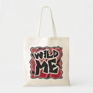 Tote Bag Serpent Noir et Rouge Imprimé Me Wild