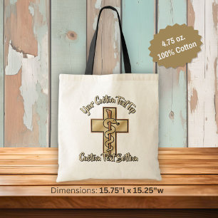 Tote Bag Serpent sur Croix