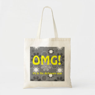 Tote Bag Service de mini-messages de l'anglais d'OMG