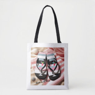 Tote Bag Serviette de plage en tongs