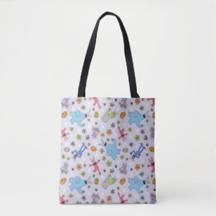 Tote Bag Sesame Street Bunny Motif