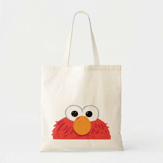 Tote Bag Sesame Street | Elmo Gros Visage (Devant)