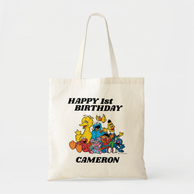 Tote Bag Sesame Street Pals 1er anniversaire (Devant)