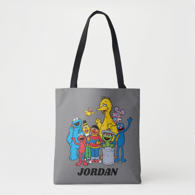 Tote Bag Sesame Street Pals Wing (Devant)