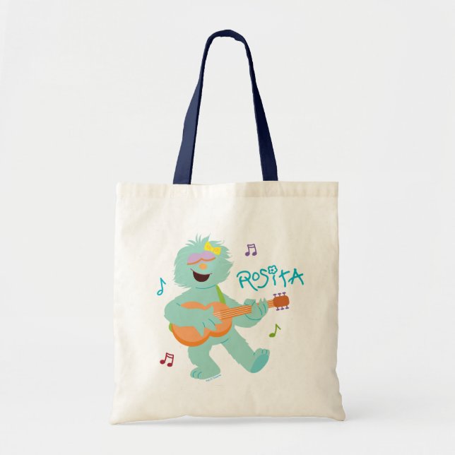 Tote Bag Sesame Street | Rosita jouant de la guitare (Devant)